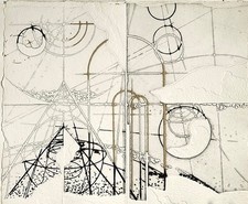 Valentini Walter Incisione Acquaforte 1990 Edizione La pergola