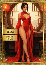 Mulan - Sexy Waifu Card -