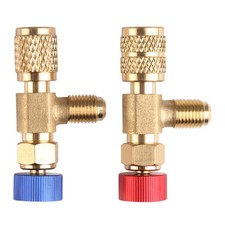 2 Pezzi Valvole di Sicurezza Refrigerante R410A R22, Valvole Flusso (z5Q)