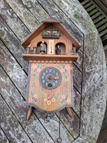 Vintage mini cuckoo clock - mini,