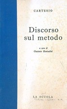 DISCORSO SUL METODO CARTESIO RENATO LA SCUOLA 1957 IL PENSIERO BROSSURA