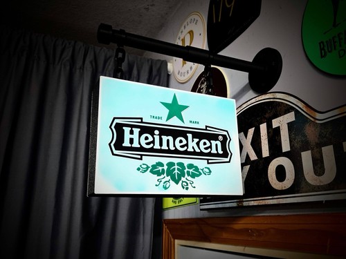 Heineken scatola luminosa - luminosa, led