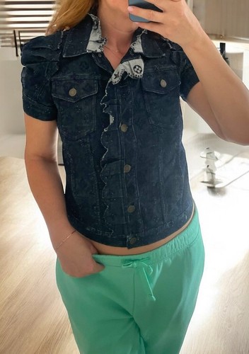 Giacca jeans louis vuitton - giacca,