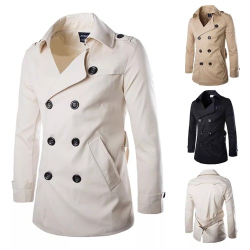 Trench uomo doppiopetto - trench,