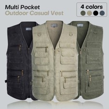 Gilet uomo multitasche pesca