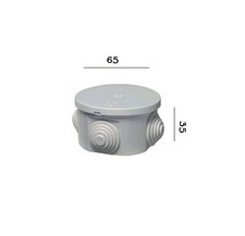 SCATOLA 65X35mm TONDA GOMMINI