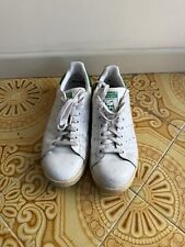 adidas Stan Smith Scarpe da Ginnastica per Uomo - Cloud White/Green, EU 43 1/3