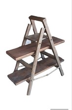 ANTICA SCALA LEGNO PORTAVASI LEGNO FIORIERA  LIBRERIA LEGNO  CREDENZA LEGNO 