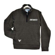 Nuovo! GIACCA MAGLIONE CAMICIA MAGLIONE RAGAZZO COWBOY HARDWARE NERO 'JUST ROPE IT' 5 TAGLIE!