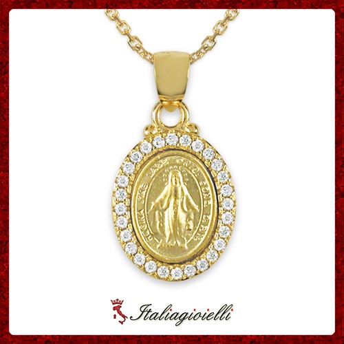 Collana medaglia madonna - medaglia,