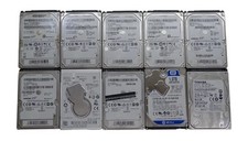 LOTTO 10 HARD DISK 2.5 SATA 1TB RICONDIZIONATI NOTEBOOK PC PS3/4 DVR NAS SERVER