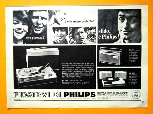 Pubblicita philips stereo - philips,