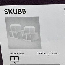 IKEA SKUBB Scatola Portascarpe