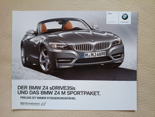Brochure La BMW Z4 sDrive 35is