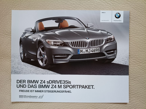 Brochure bmw sdrive 35is - brochure, z4
