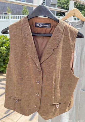 Gilet vintage burberrys lana - burberrys,