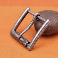 Fibbia a rullo spilla argento