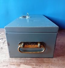 Scatola cassetta di sicurezza in metallo da caveau F59 con chiave funzionante