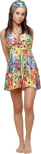 Costume hippie travestimento - costume,