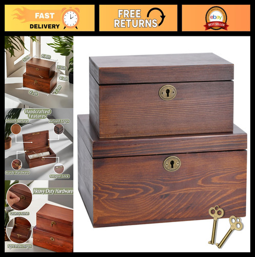Scatola legno decorativa - in,