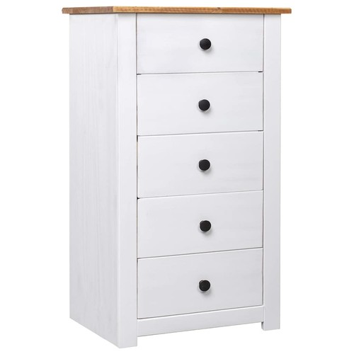 Legno pino credenza bianca - pino,