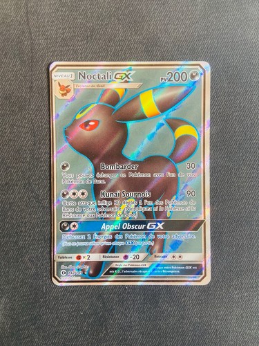 Carte pokémon noctali - carte, gx