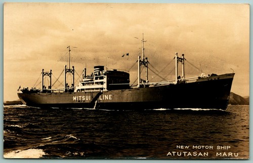 Cartolina rppc 1937 atutasan - rppc,