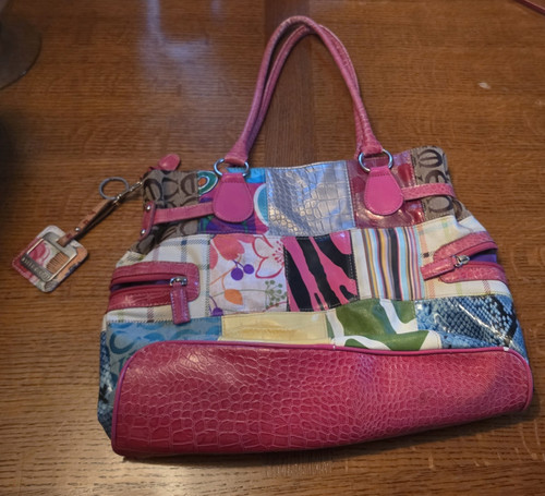Borsa donna patchwork