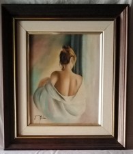 QUADRO OLIO SU TELA FIGURA