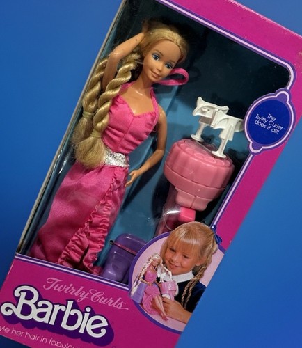 Vintage twirly curls barbie - vintage,