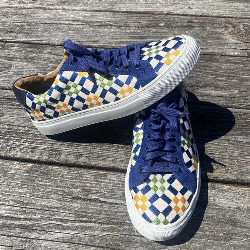 Sneakers azzul fatte - fatte, mano