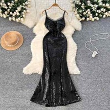 Vestito Abito Elegante Lungo