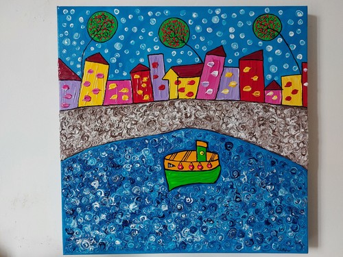 Quadro moderno astratto - quadro,