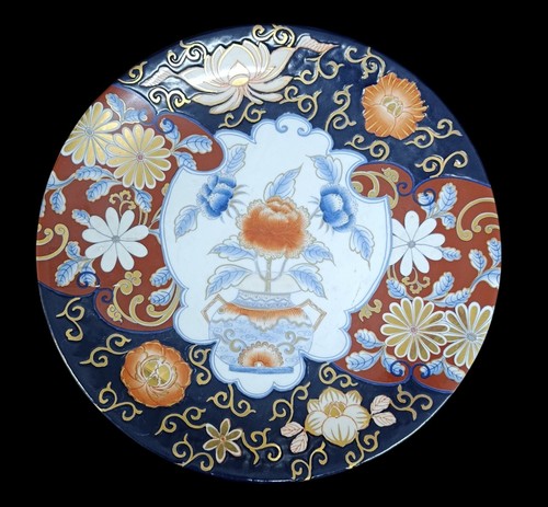 Antico piatto giapponese imari - piatto,