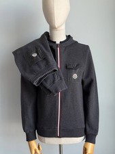 Moncler Set Tuta Grigio Felpa