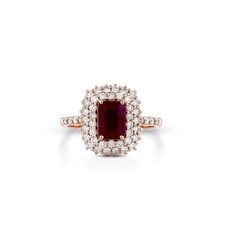 ANELLO ORO ROSA 18KT DIAMANTI