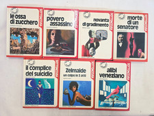LOTTO 7 LIBRI SOTTOACCUSA FRATELLI FABBRI EDITORI 1972-1974 Giallo Romanzo