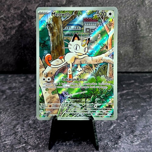 Carta pokemon meowth - carta, ar