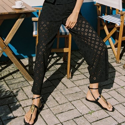 Culotte zara nere con - culotte, ricamo