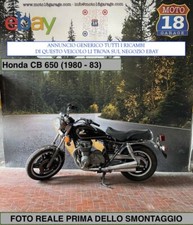 Sono Disponibili Ricambi moto usati scrivi x info Honda CB 650 1980 1983