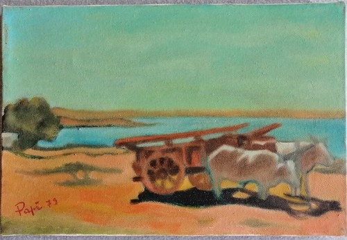 Quadro dipinto olio - quadro,
