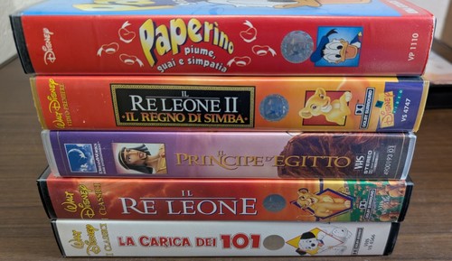 Lotto vhs cartoni animati - lotto,