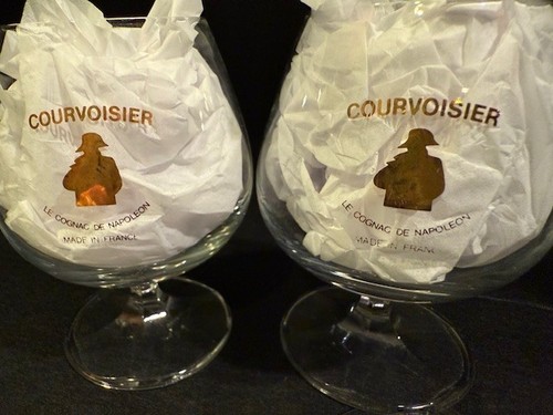 Bicchieri courvoisier brandy - bicchieri,