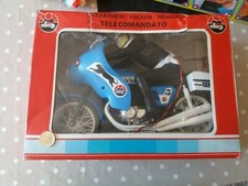 AUTOMODELLO MODELLINO FILOGUIDATO VINTAGE MOTO POLIZIA HONDA ELLEGI MADE ITALY 