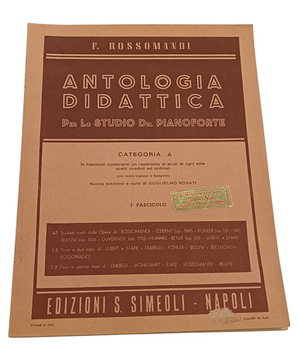 Antologia didattica studio - antologia,