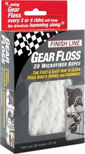 Finish Line Gear Floss Corda di Pulizia in Microfibra - Antistrappo, Lavabile