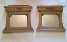 Coppia di vecchi, antichi specchi da camera