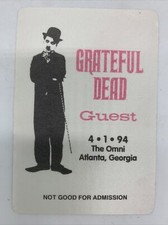 GRATEFUL DEAD BACKSTAGE PASS
