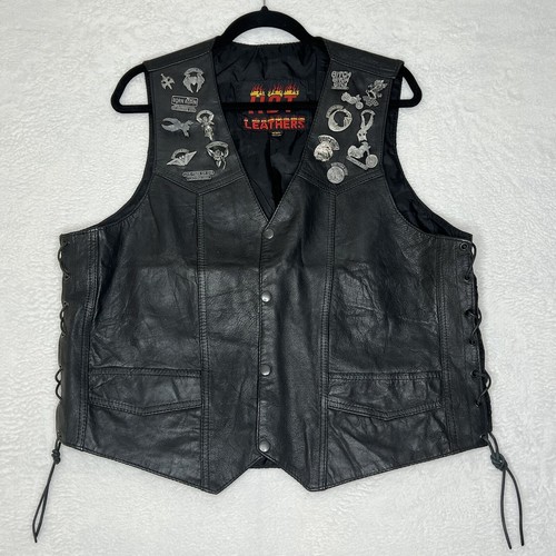 Gilet biker donna vintage