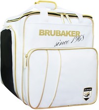 BRUBAKER 'Super Grenoble' Borsa porta scarponi con scomparto casco bianco oro